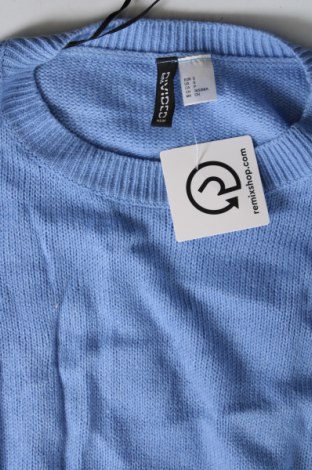 Дамски пуловер H&M Divided, Размер S, Цвят Син, Цена 17,43 лв.