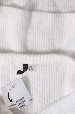Дамски пуловер H&M Divided, Размер XL, Цвят Бял, Цена 20,74 лв.