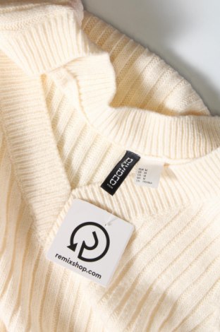 Дамски пуловер H&M Divided, Размер M, Цвят Екрю, Цена 8,12 лв.