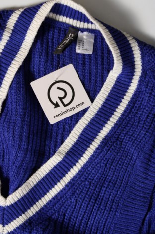 Дамски пуловер H&M Divided, Размер M, Цвят Син, Цена 8,12 лв.