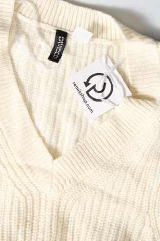 Дамски пуловер H&M Divided, Размер S, Цвят Екрю, Цена 8,41 лв.