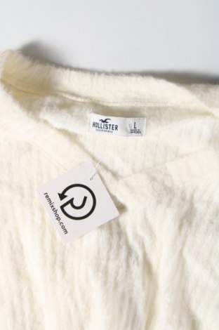 Γυναικείο πουλόβερ Hollister, Μέγεθος L, Χρώμα Λευκό, Τιμή 7,61 €