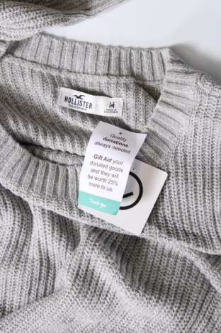 Дамски пуловер Hollister, Размер M, Цвят Сив, Цена 13,95 лв.
