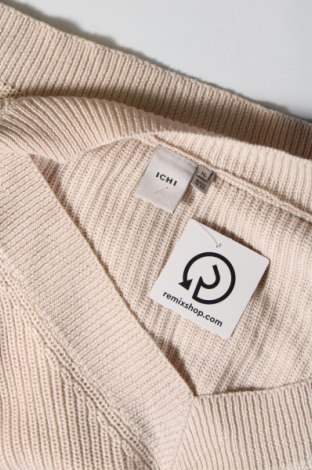 Γυναικείο πουλόβερ Ichi, Μέγεθος XL, Χρώμα  Μπέζ, Τιμή 5,58 €