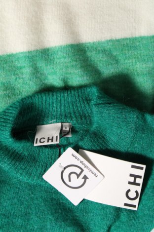 Дамски пуловер Ichi, Размер S, Цвят Зелен, Цена 24,18 лв.