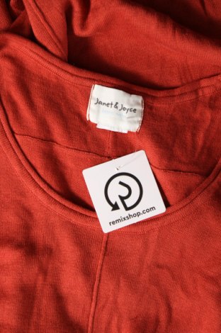 Γυναικείο πουλόβερ Janet & Joyce, Μέγεθος XXL, Χρώμα Κόκκινο, Τιμή 7,86 €
