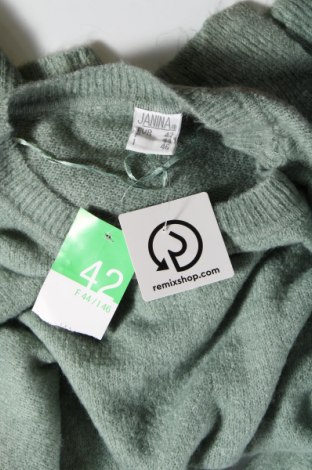 Дамски пуловер Janina, Размер L, Цвят Зелен, Цена 8,28 лв.
