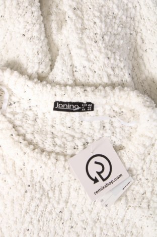 Γυναικείο πουλόβερ Janina, Μέγεθος XL, Χρώμα Λευκό, Τιμή 15,36 €
