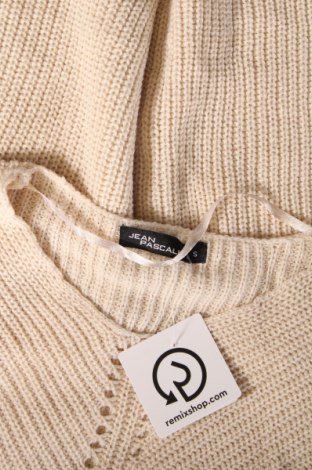 Дамски пуловер Jean Pascale, Размер S, Цвят Бежов, Цена 12,60 лв.