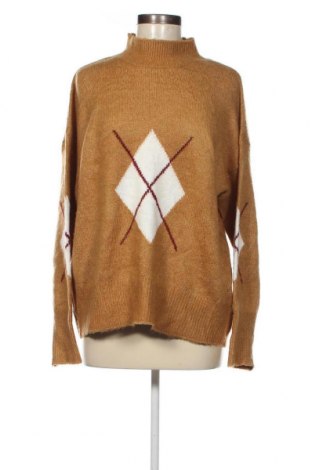 Дамски пуловер Jean Pascale, Размер XL, Цвят Кафяв, Цена 29,00 лв.
