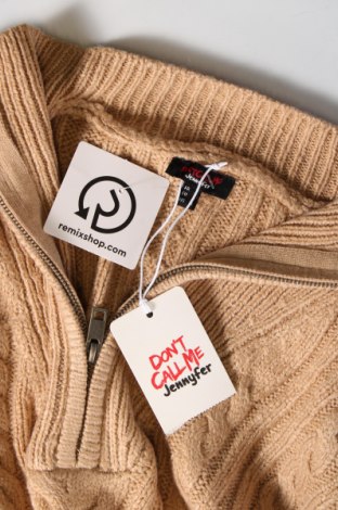 Дамски пуловер Jennyfer, Размер L, Цвят Бежов, Цена 20,24 лв.