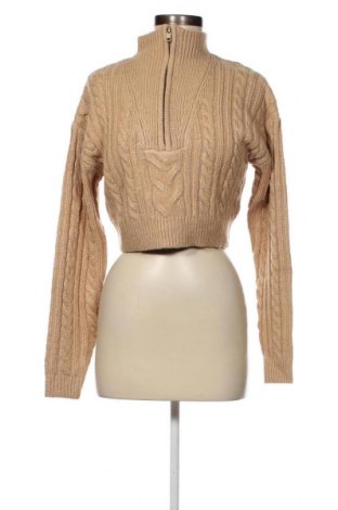 Γυναικείο πουλόβερ Jennyfer, Μέγεθος XS, Χρώμα  Μπέζ, Τιμή 10,43 €