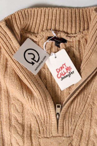 Дамски пуловер Jennyfer, Размер S, Цвят Бежов, Цена 20,24 лв.