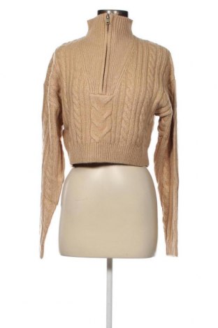 Γυναικείο πουλόβερ Jennyfer, Μέγεθος S, Χρώμα  Μπέζ, Τιμή 10,43 €