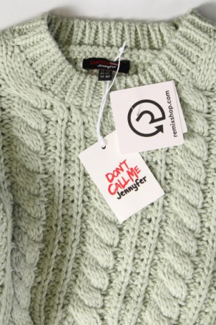 Дамски пуловер Jennyfer, Размер XXS, Цвят Зелен, Цена 17,94 лв.