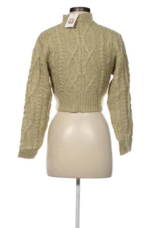 Γυναικείο πουλόβερ Jennyfer, Μέγεθος XXS, Χρώμα Πράσινο, Τιμή 9,48 €