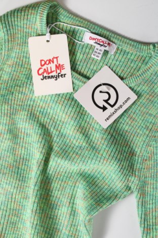 Дамски пуловер Jennyfer, Размер XXS, Цвят Зелен, Цена 16,56 лв.