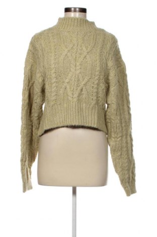 Дамски пуловер Jennyfer, Размер L, Цвят Зелен, Цена 23,00 лв.