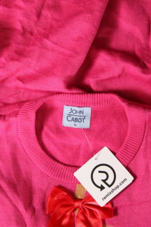 Dámsky pulóver John Cabot, Veľkosť XL, Farba Ružová, Cena  4,93 €