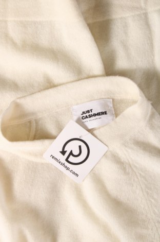 Дамски пуловер Just Cashmere, Размер S, Цвят Екрю, Цена 204,00 лв.
