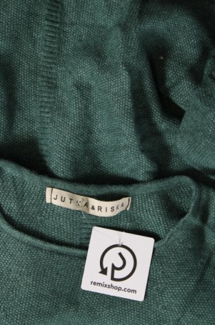 Дамски пуловер Jutka & Riska, Размер L, Цвят Зелен, Цена 8,40 лв.