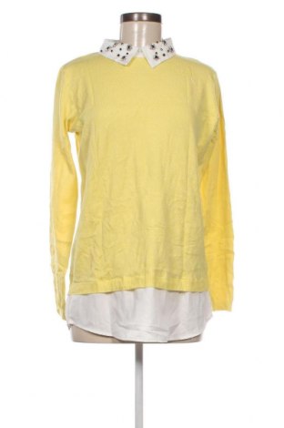 Γυναικείο πουλόβερ Laetitia Mem, Μέγεθος S, Χρώμα Κίτρινο, Τιμή 7,18 €