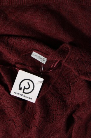 Γυναικείο πουλόβερ Laura Torelli, Μέγεθος 3XL, Χρώμα Κόκκινο, Τιμή 17,94 €
