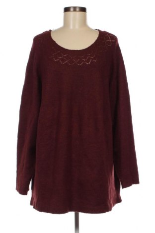 Дамски пуловер Laura Torelli, Размер 3XL, Цвят Червен, Цена 29,00 лв.