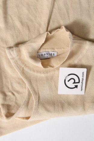 Дамски пуловер Loavies, Размер M, Цвят Бежов, Цена 8,20 лв.