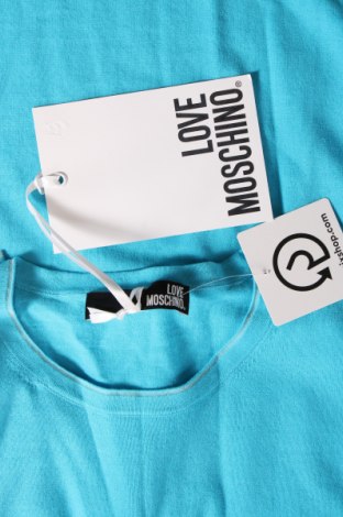 Дамски пуловер Love Moschino, Размер S, Цвят Син, Цена 183,00 лв.