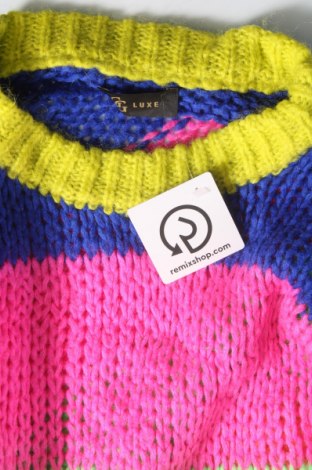 Damski sweter Luxe, Rozmiar L, Kolor Kolorowy, Cena 46,38 zł
