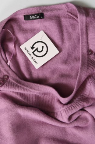 Dámský svetr M&Co., Velikost XL, Barva Popelavě růžová, Cena  152,00 Kč
