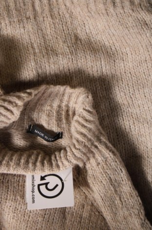 Γυναικείο πουλόβερ Made In Italy, Μέγεθος M, Χρώμα  Μπέζ, Τιμή 5,74 €
