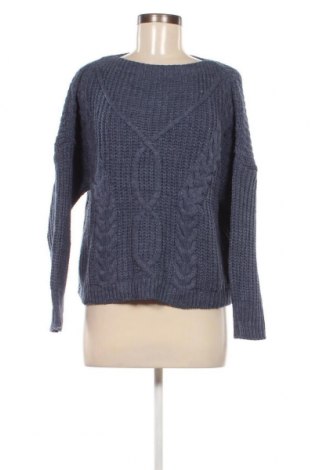 Γυναικείο πουλόβερ Made In Italy, Μέγεθος L, Χρώμα Μπλέ, Τιμή 8,07 €