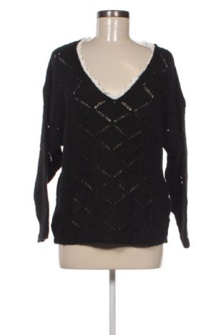 Γυναικείο πουλόβερ Made In Italy, Μέγεθος M, Χρώμα Μαύρο, Τιμή 8,07 €
