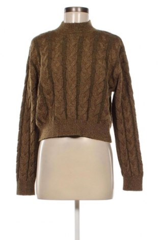 Дамски пуловер Mango, Размер M, Цвят Златист, Цена 16,20 лв.