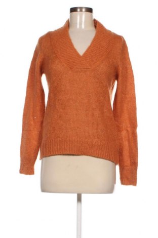 Дамски пуловер Massimo Dutti, Размер L, Цвят Оранжев, Цена 52,70 лв.