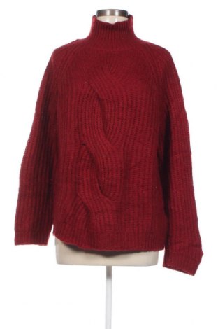 Дамски пуловер Massimo Dutti, Размер L, Цвят Червен, Цена 49,60 лв.