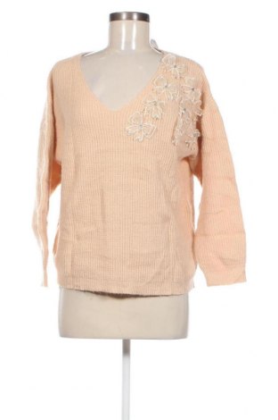 Дамски пуловер Miss Charm, Размер L, Цвят Бежов, Цена 14,50 лв.