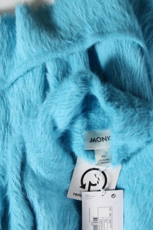 Γυναικείο πουλόβερ Monki, Μέγεθος XXL, Χρώμα Μπλέ, Τιμή 8,08 €
