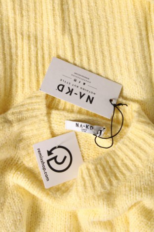 Γυναικείο πουλόβερ NA-KD, Μέγεθος S, Χρώμα Κίτρινο, Τιμή 9,11 €