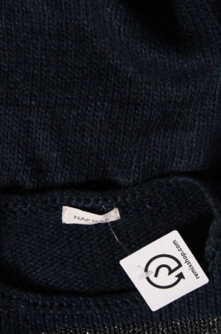Дамски пуловер Naf Naf, Размер M, Цвят Син, Цена 16,40 лв.