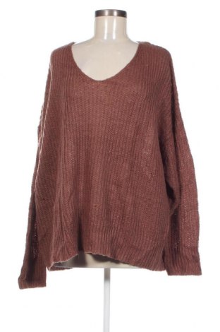 Дамски пуловер Norah, Размер XXL, Цвят Кафяв, Цена 22,14 лв.