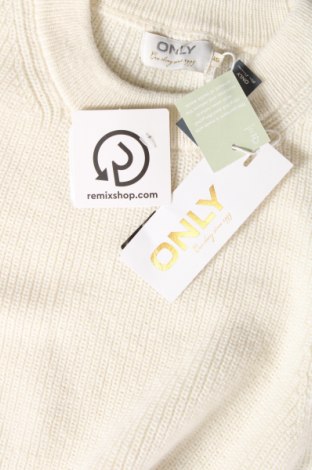 Дамски пуловер ONLY, Размер XS, Цвят Екрю, Цена 6,20 лв.