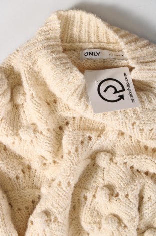 Γυναικείο πουλόβερ ONLY, Μέγεθος S, Χρώμα Εκρού, Τιμή 14,38 €