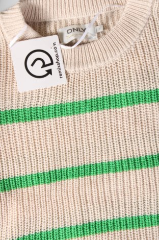 Дамски пуловер ONLY, Размер S, Цвят Бежов, Цена 27,00 лв.