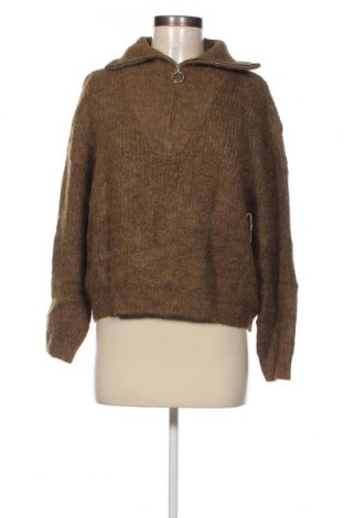Дамски пуловер ONLY, Размер L, Цвят Кафяв, Цена 10,53 лв.