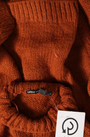 Дамски пуловер ONLY, Размер S, Цвят Кафяв, Цена 7,56 лв.
