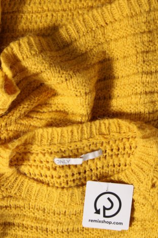 Дамски пуловер ONLY, Размер S, Цвят Жълт, Цена 8,64 лв.