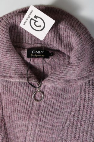 Дамски пуловер ONLY, Размер S, Цвят Лилав, Цена 21,70 лв.